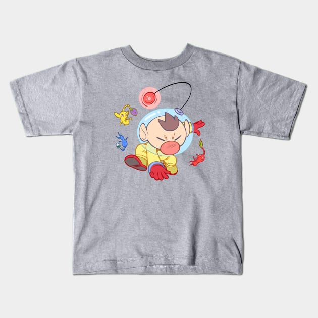 Olimar Kids T-Shirt by  KendallHaleArt